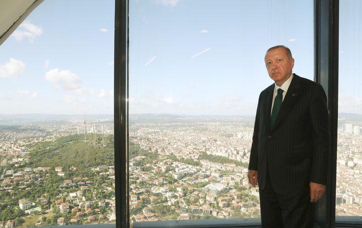 Cumhurbaşkanı Erdoğan, Çamlıca Kulesi'nde inceleme yaptı G3
