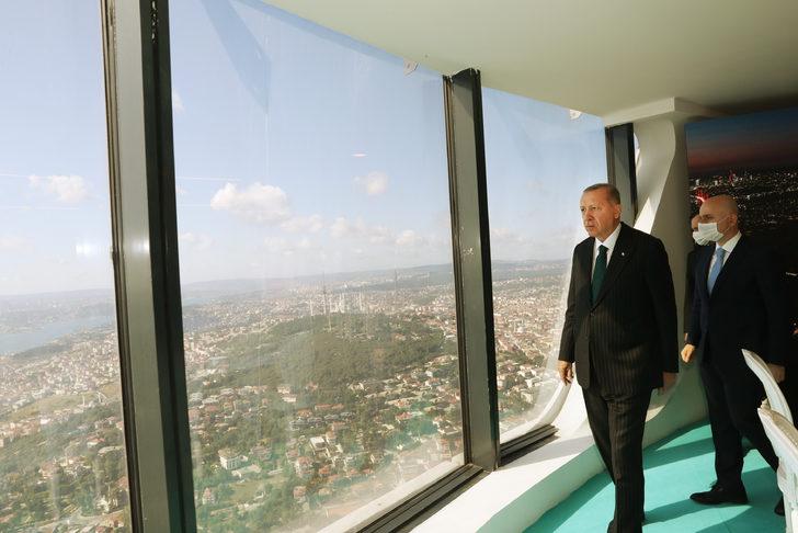 Cumhurbaşkanı Erdoğan, Çamlıca Kulesi'nde inceleme yaptı G4