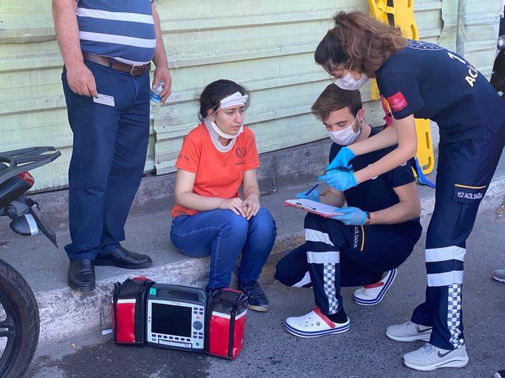 Sınav yolunda kaza! Yaralı öğrenci hastaneye değil sınava gitti G2