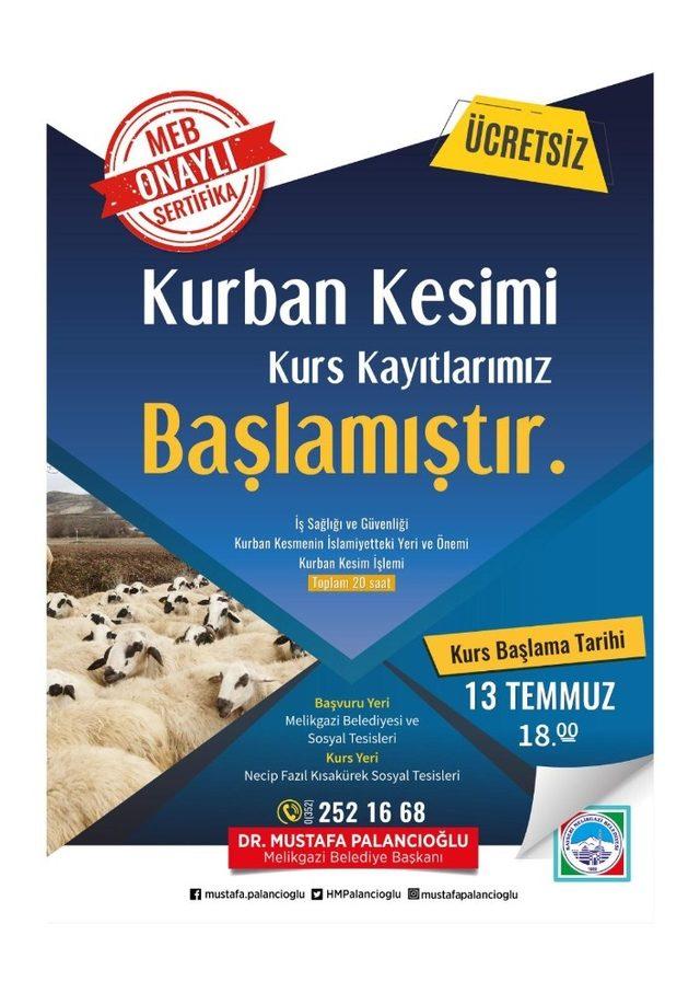 MELMEK’te kurban kesim kurs kayıtları başladı