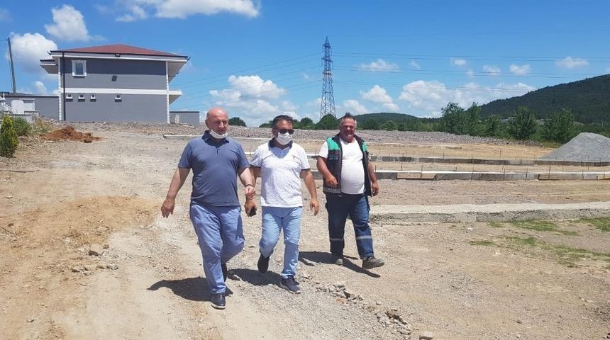 Balçık Mezarlığı hizmet binası tamamlanıyor