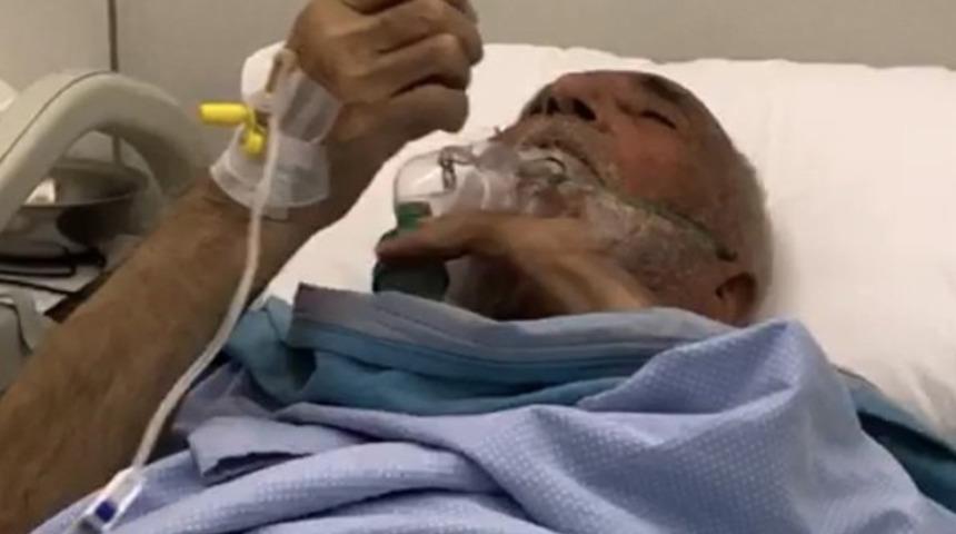 Narkozun etkisinde abdest aldı