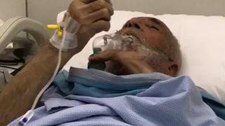 Narkozun etkisinde abdest aldı