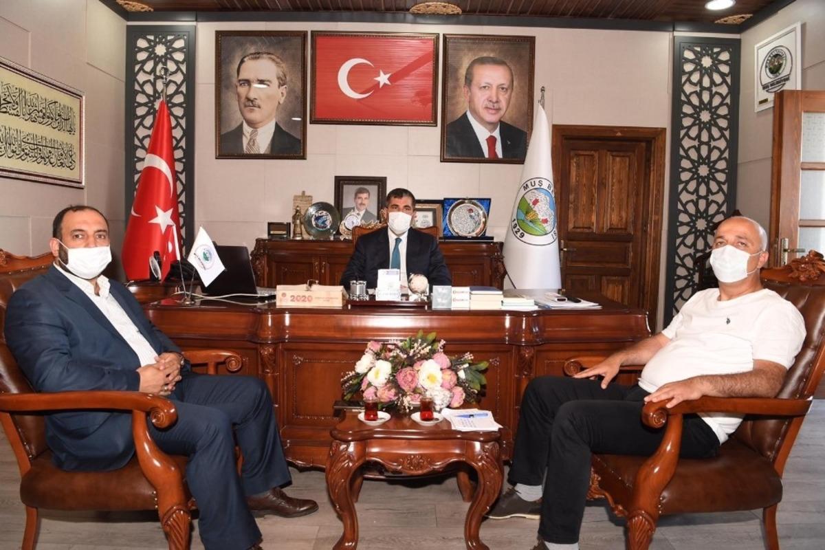 Muş Tanıtım Platformu&rsquo;ndan Başkan Asya&rsquo;ya ziyaret
