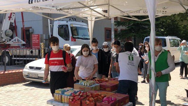 Tepebaşı’ndan öğrencilere moral desteği