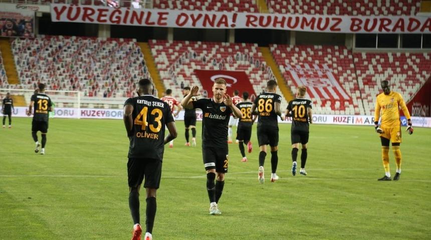 Kayserispor Sivas&rsquo;ta yine kaybetmedi