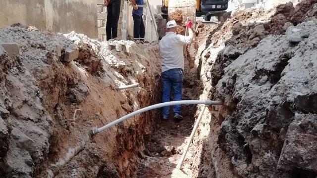 Kızıltepe’de altyapı  çalışmaları