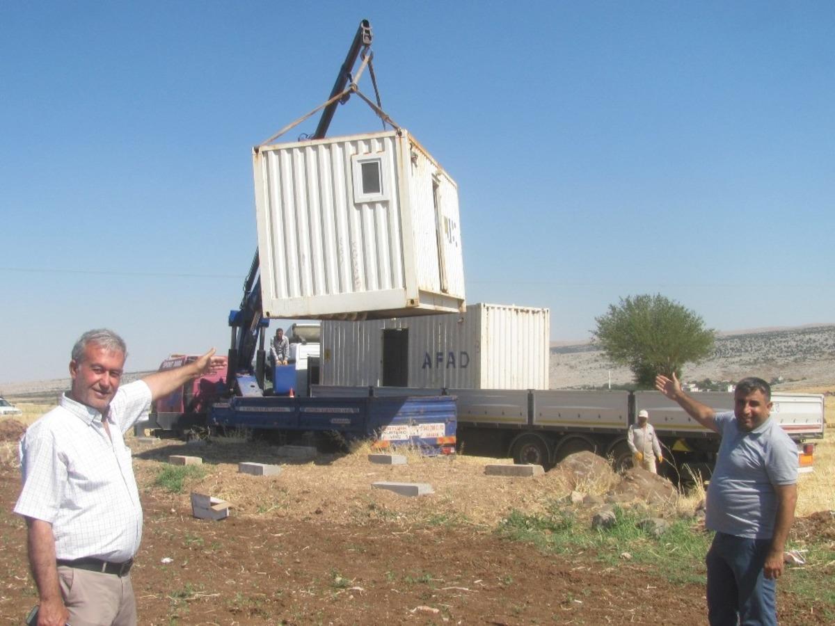 Mevsimlik tarım iş&ccedil;ilerine seyyar konteyner