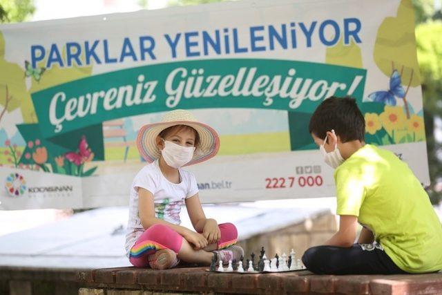 Parklar yenileniyor, Kocasinan güzelleşiyor