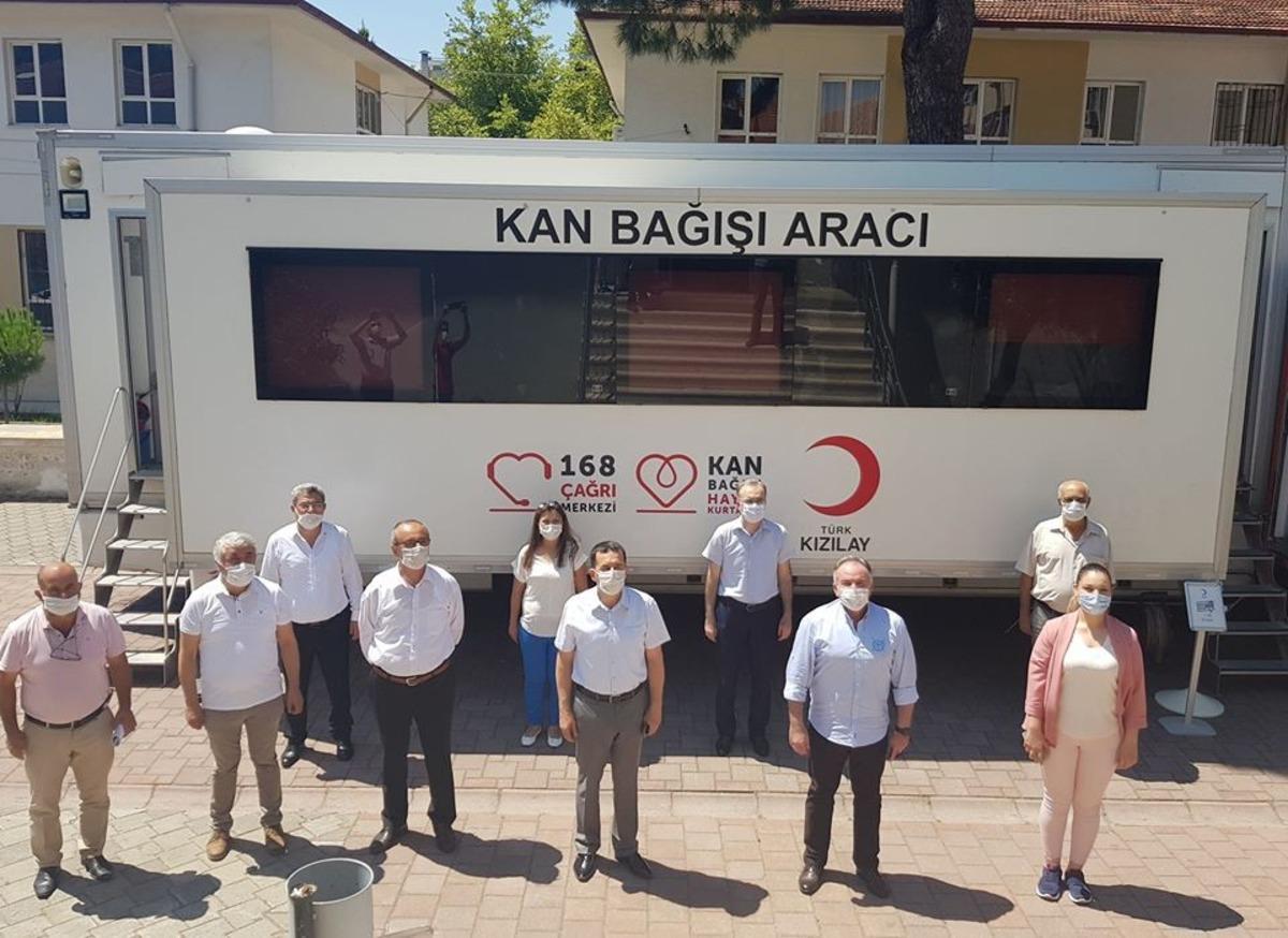 Germencik&rsquo;te kan bağışı kampanyası d&uuml;zenlendi