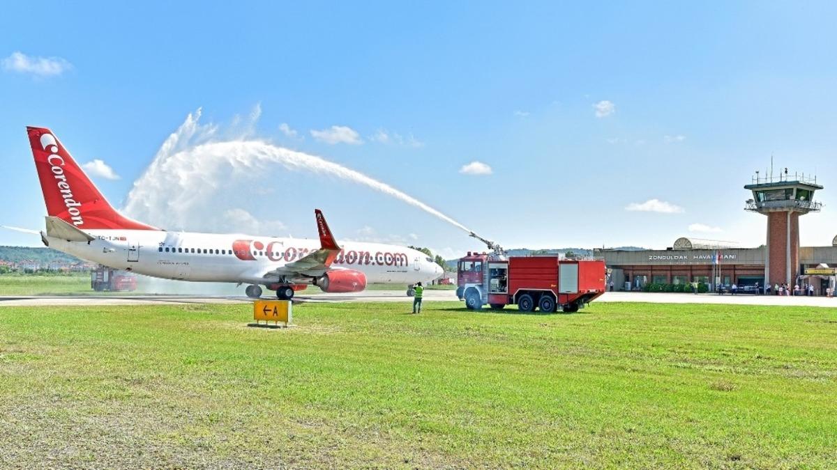 Corendon Airlines tarihinde ilk kez Zonguldak&rsquo;a indi