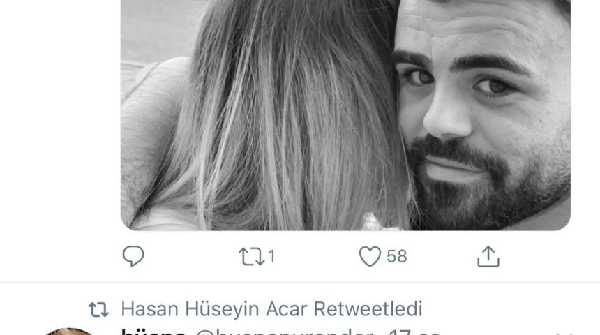 Hasan Hüseyin attı nişanlısı coştu