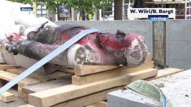 Belçika'da sömürgeci Kral 2. Leopold'un heykeli Kongo'nun bağımsızlık günü olan 30 Haziran'da kaldırılyor