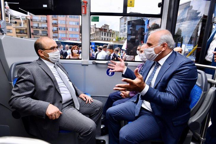 Trabzon’da Büyükşehir Belediyesi 20 yeni otobüsü hizmete soktu G3