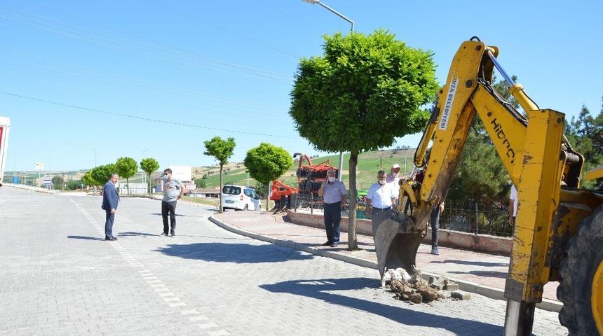 Havza’da asfalt çalışması başladı