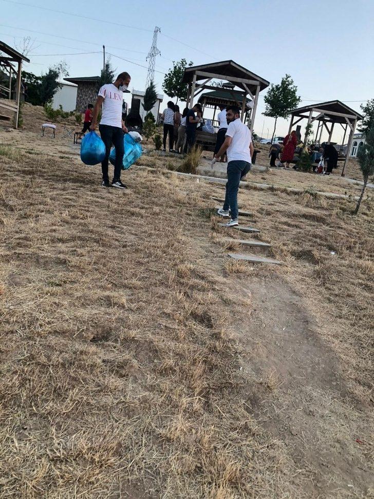 Gercüş Kırkat Göleti mesire alanı temizlendi G2