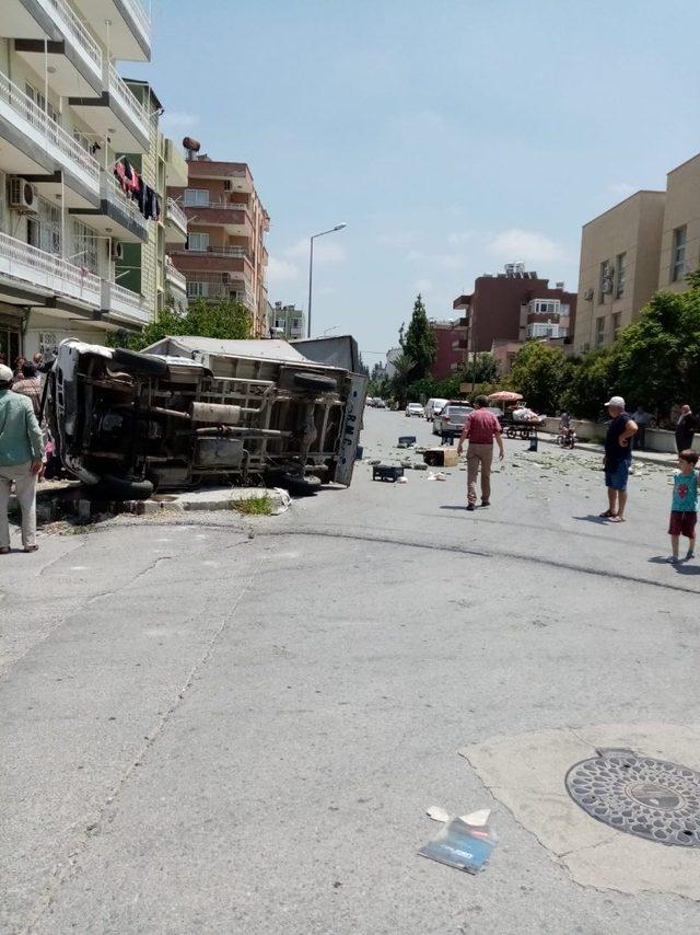 Tarsus’ta trafik kazası: 2 yaralı