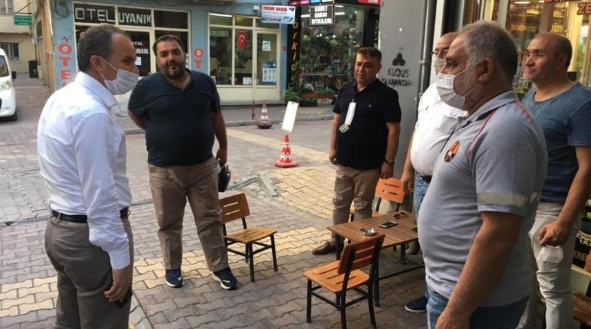 Kılın&ccedil;&rsquo;tan vatandaşlara sosyal mesafe ve maske uyarısı