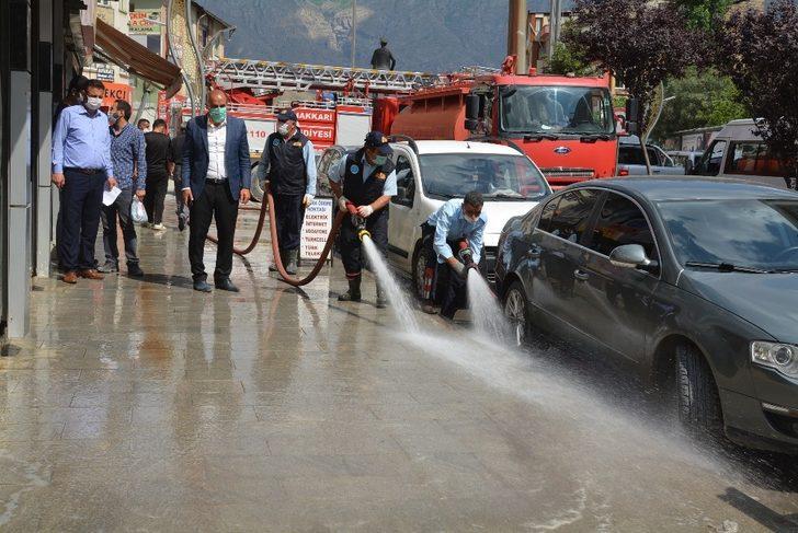Hakkari Belediyesinden korona virüs temizliği G1