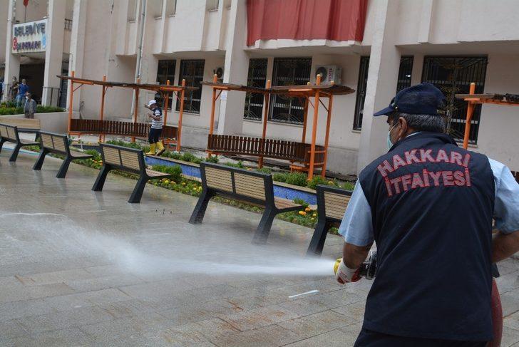 Hakkari Belediyesinden korona virüs temizliği G2