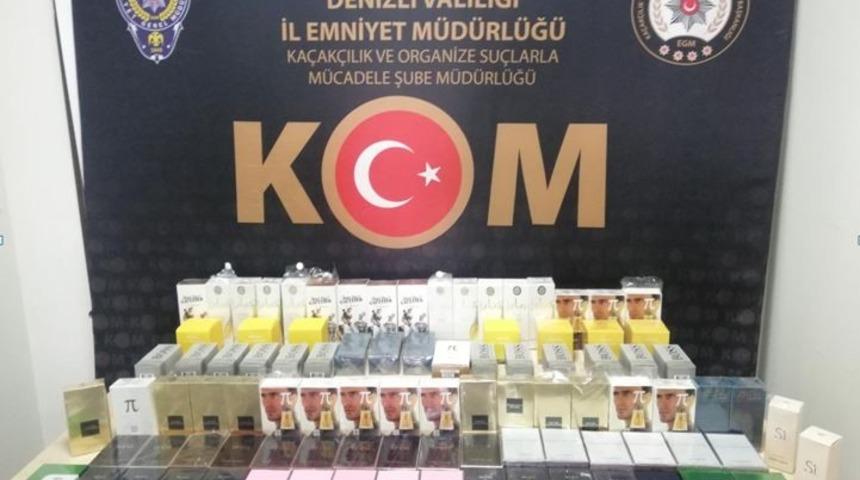 Kaçak parfüm satmak isterken yakalandı