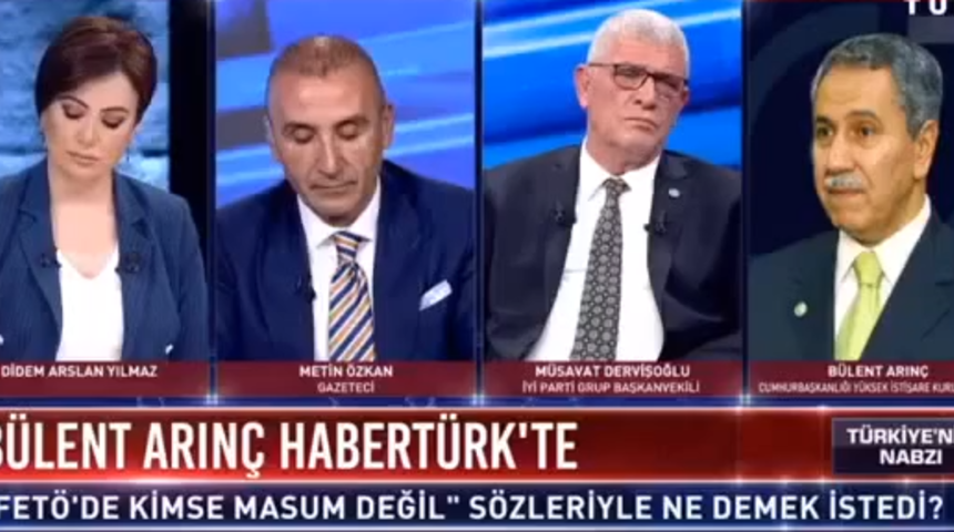 Bülent Arınç 'Tüm siyasetçiler FETÖ ile biraraya gelmiştir' dedi ve bir kişiyi dışarıda tuttu