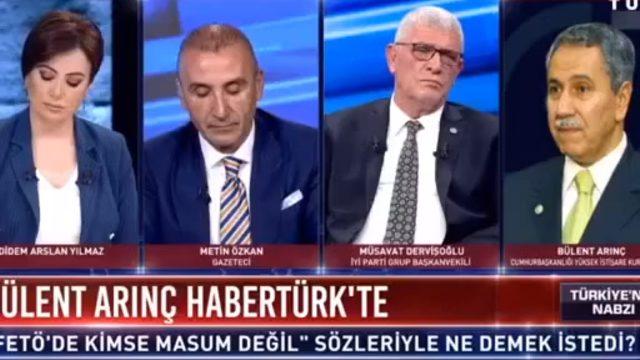 Bülent Arınç 'Tüm siyasetçiler FETÖ ile biraraya gelmiştir' dedi ve bir kişiyi dışarıda tuttu