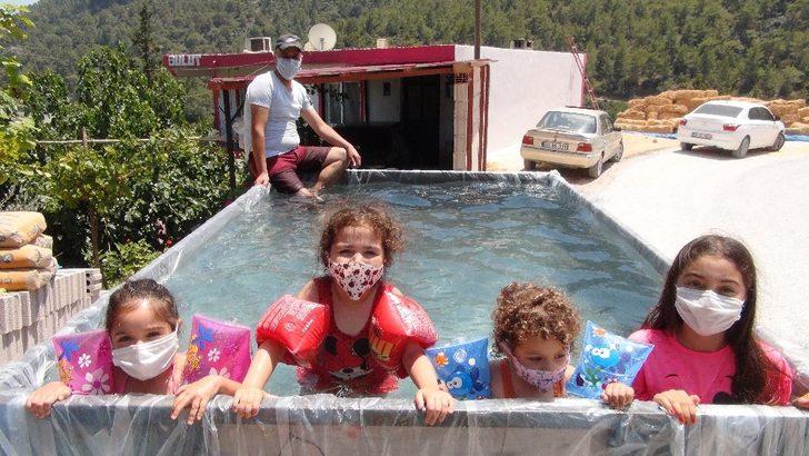 Korona, traktör kasasından seyyar havuz yaptırdı G2