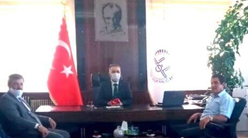 DİVA-SEN Erzurum Şubesi&rsquo;nden M&uuml;ft&uuml; Yıldırım&rsquo;a ziyaret