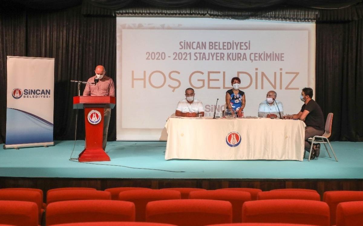 Sincan Belediyesinde staj yapmaya hak kazananlar belli oldu