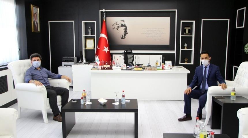 Rekt&ouml;r Karacoşkun&rsquo;a veda ziyareti