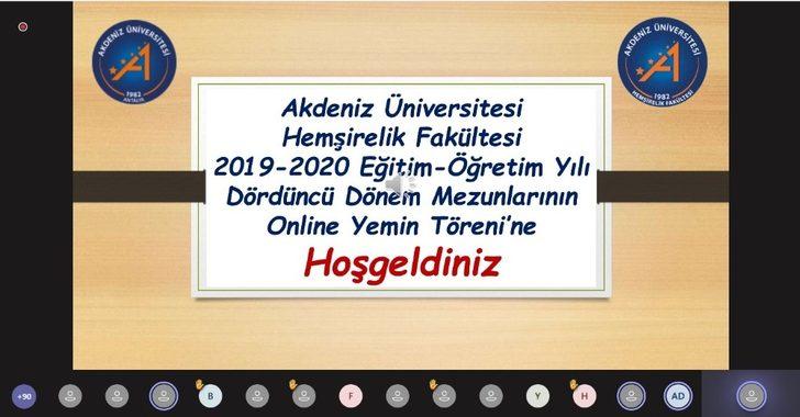 Hemşirelik Fakültesi öğrencilerine dijital mezuniyet töreni G2