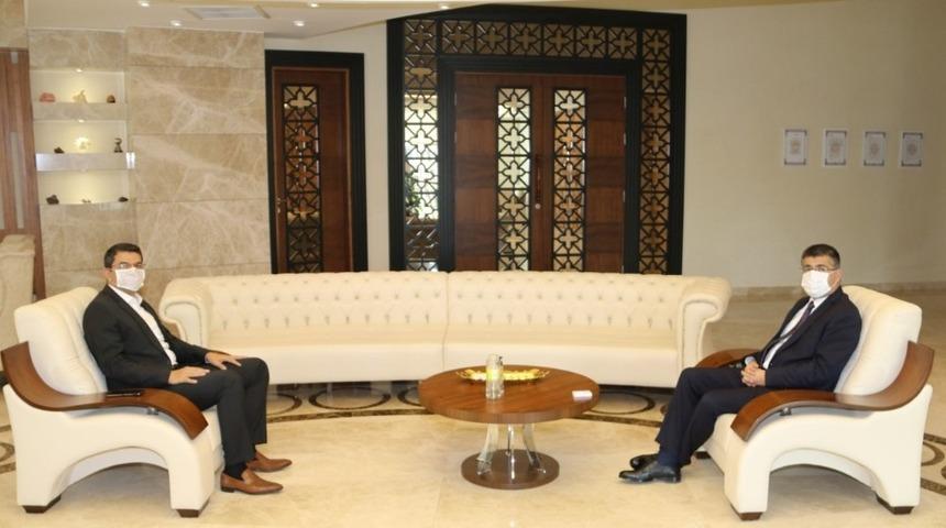 Nevşehir Cumhuriyet Başsavcısı Şahin&rsquo;den Rekt&ouml;r Aktekin&rsquo;e ziyaret