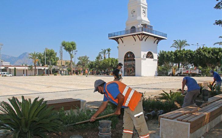 Kemer meydanına 33 bin bitki dikildi G3