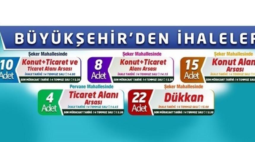 Büyükşehir’den beş ihale birden