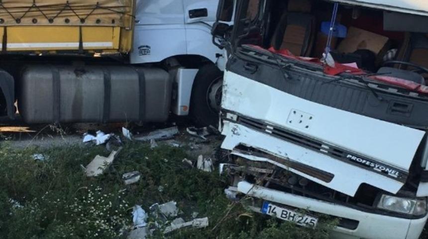 Bolu&rsquo;da zincirleme trafik kazası: 1 yaralı