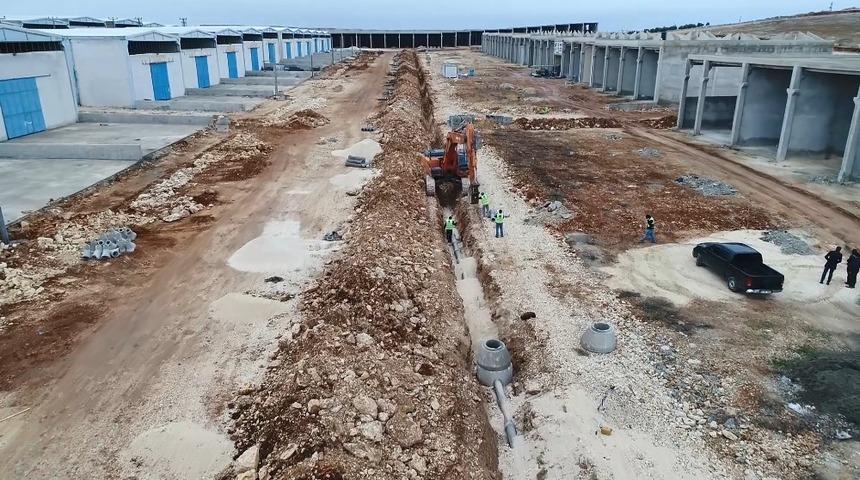 K&uuml;&ccedil;&uuml;k Sanayi Sitelerinin alt yapısını tamamlandı