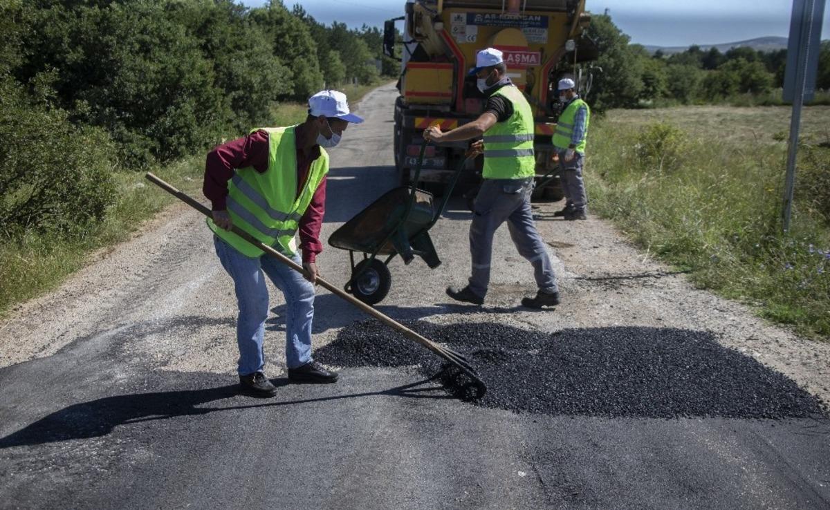 İHA&rsquo;nın haberi ses getirdi, Enne yolu asfaltlandı