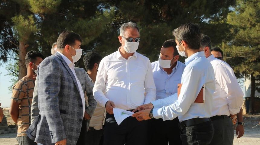 Kırsal mahallelerde sosyal donatı alanları kuruluyor