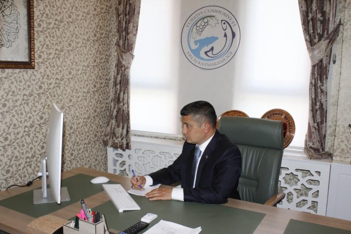 Kaymakam mehmetbeyoğlu, STK temsilcileriyle online toplantı yaptı