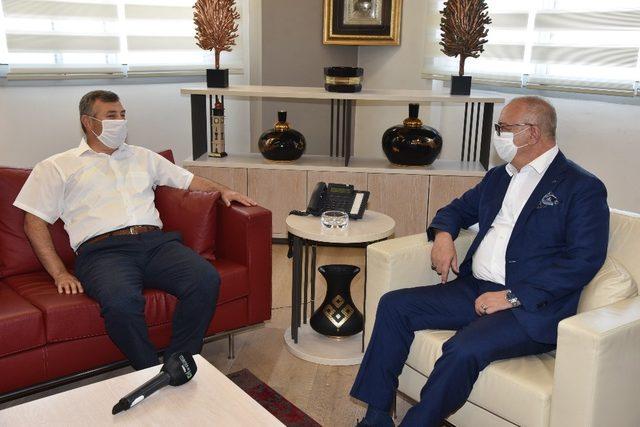 Gaziantep Cumhuriyet Başsavcılığına atanan Çiçekli’den Başkan Ergün’e veda