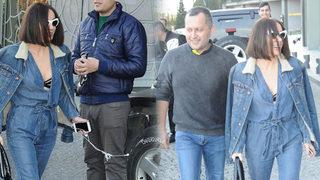 Gülşen alışverişe sütyeniyle çıktı