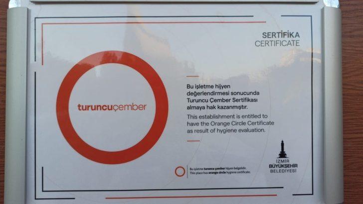 Çiğli Belediyesinin sosyal tesislerine Turuncu Çember Sertifikası G2