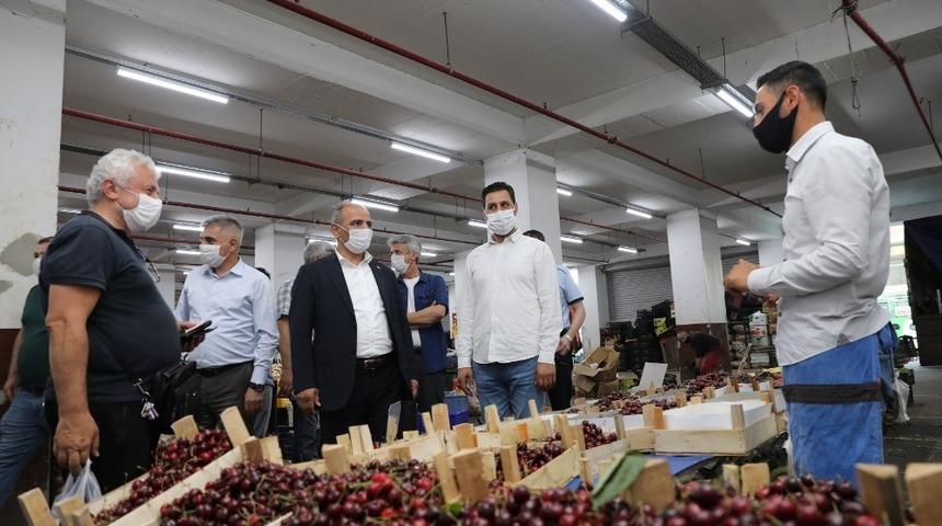 Pazarcılardan Başkan S&ouml;ğ&uuml;t&rsquo;e teşekk&uuml;r