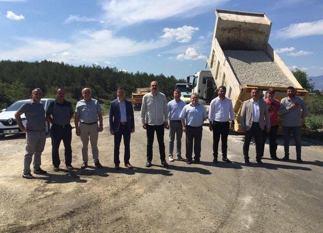 Sinop İl Özel İdaresi 2020 yılı asfalt sezonunu başlattı