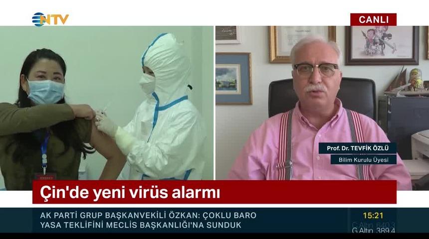 Bilim Kurulu Üyesi Özlü'den Çin'de ortaya çıkan yeni virüsle ilgili açıklama