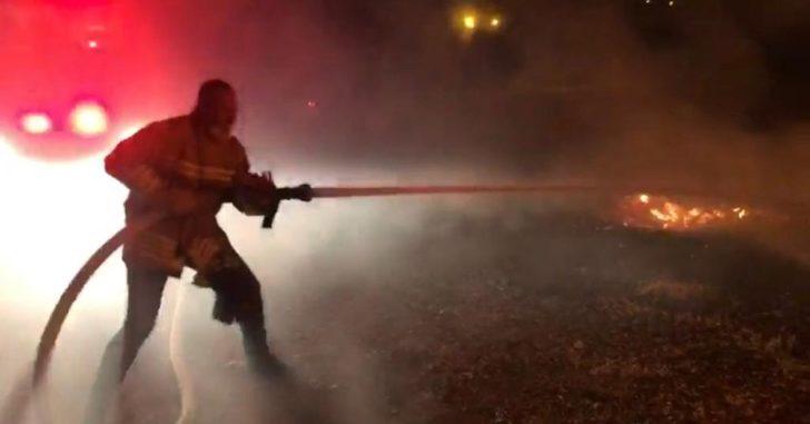 Mardin’de alevler geceyi aydınlattı, erken müdahale faciayı önledi G1