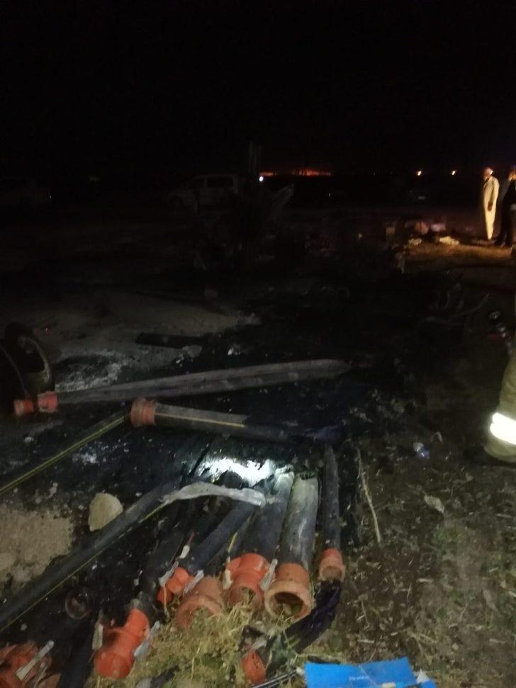 Mardin’de alevler geceyi aydınlattı, erken müdahale faciayı önledi G5