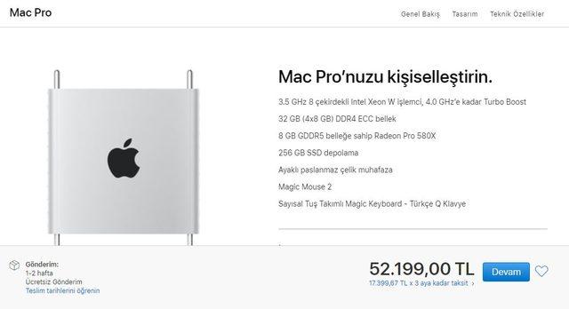 Kule tipi Mac Pro