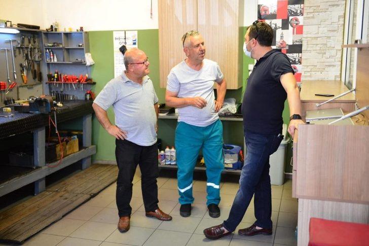 Başkan Yüksel sanayi esnafını dinledi G2